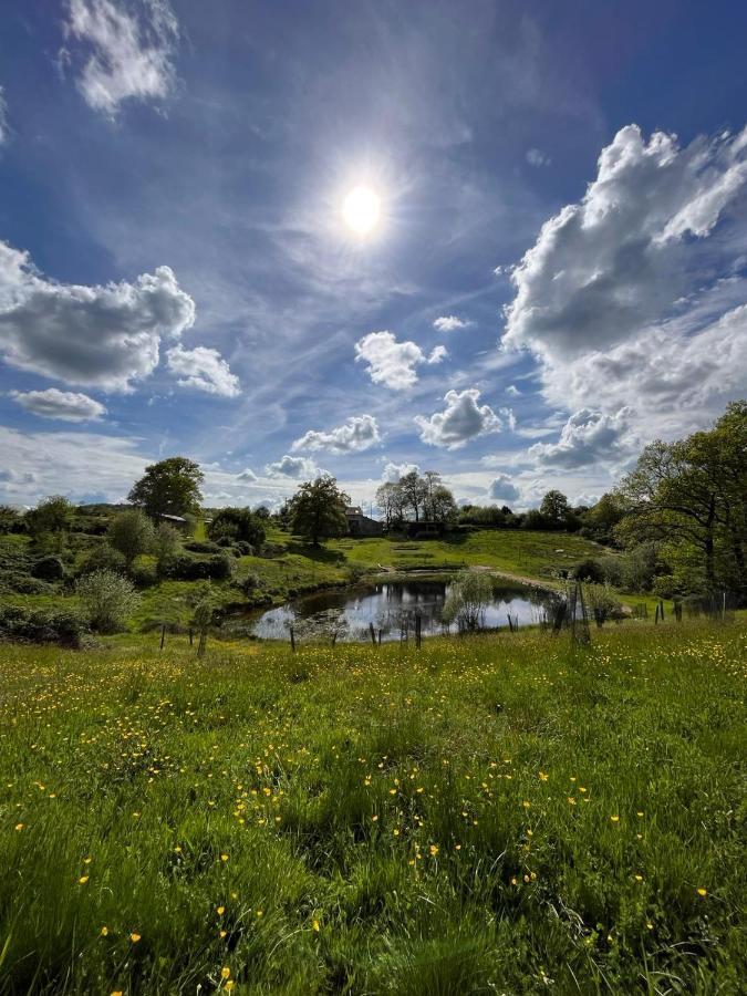 La Ferme Du Pont De Maumy, Cabane Au Bord De L'Etang Et Bain Nordique Busserolles Exterior foto
